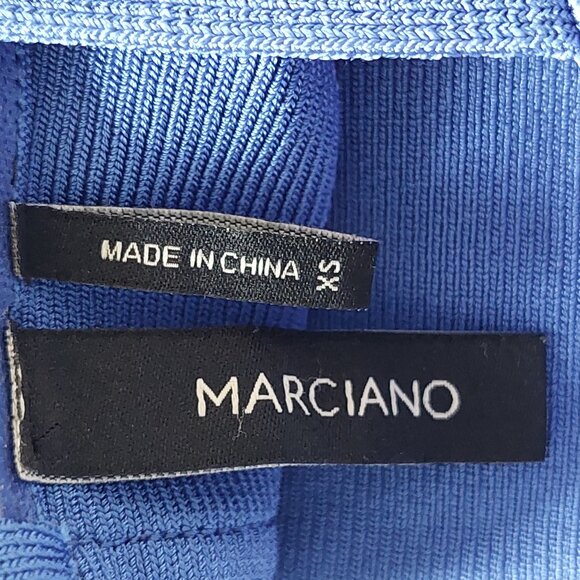 Marciano Bandage Mini Blue Dress, XS - Picture 3 of 8